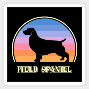 Field Spaniel Vintage Sunset Dog Sticker